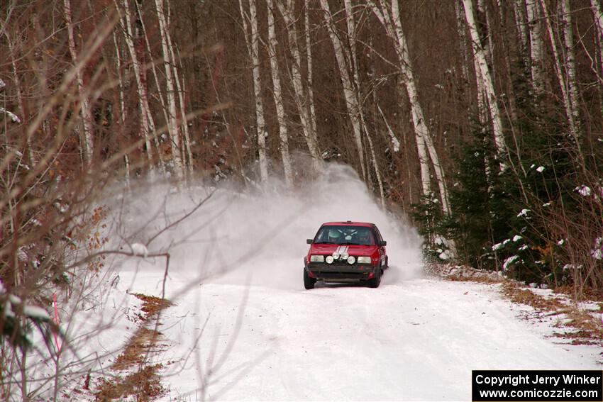 Nino Ortega / Peyton Goldenstein VW GTI on SS1, Nemadji Trail East I.