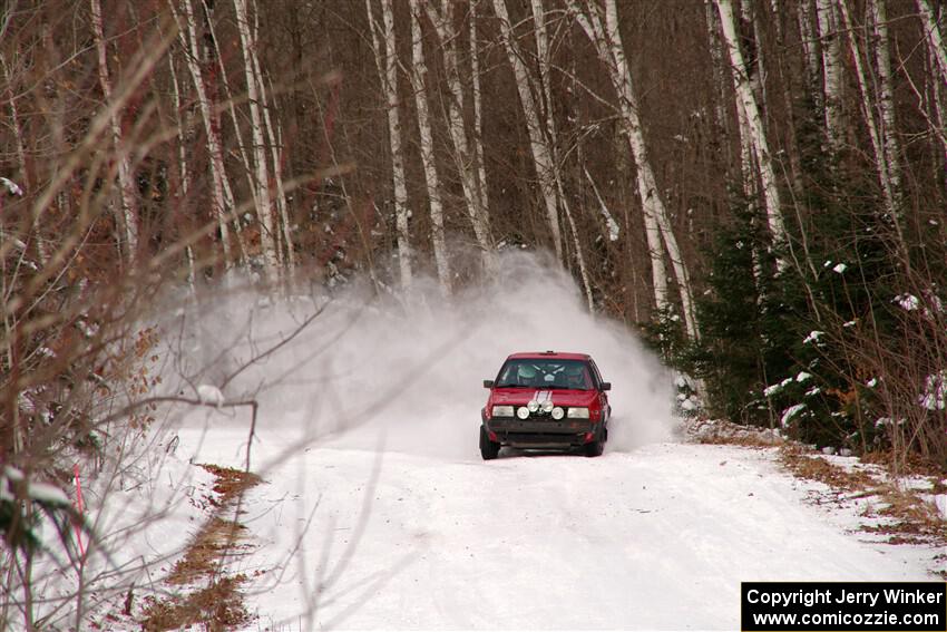 Nino Ortega / Peyton Goldenstein VW GTI on SS1, Nemadji Trail East I.