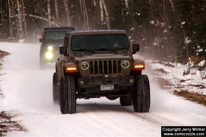 A Jeep Wrangler Rubicon and Jeep Wrangler sweep SS1, Nemadji Trail East I.