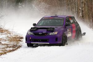Silas Himes / Guinevere Himes Subaru WRX STi on SS2, Nemadji Trail West I.