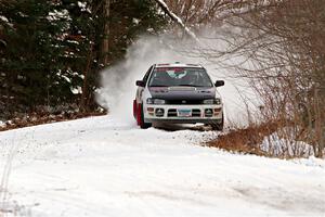Aidan Hicks / John Hicks Subaru Impreza Wagon on SS2, Nemadji Trail West I.