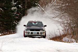 Aidan Hicks / John Hicks Subaru Impreza Wagon on SS2, Nemadji Trail West I.