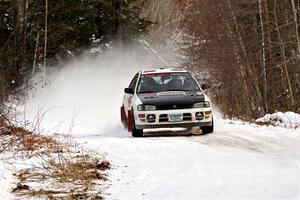 Aidan Hicks / John Hicks Subaru Impreza Wagon on SS2, Nemadji Trail West I.