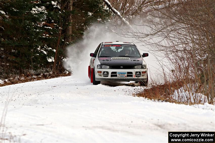 Aidan Hicks / John Hicks Subaru Impreza Wagon on SS2, Nemadji Trail West I.