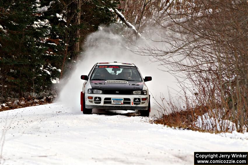 Aidan Hicks / John Hicks Subaru Impreza Wagon on SS2, Nemadji Trail West I.