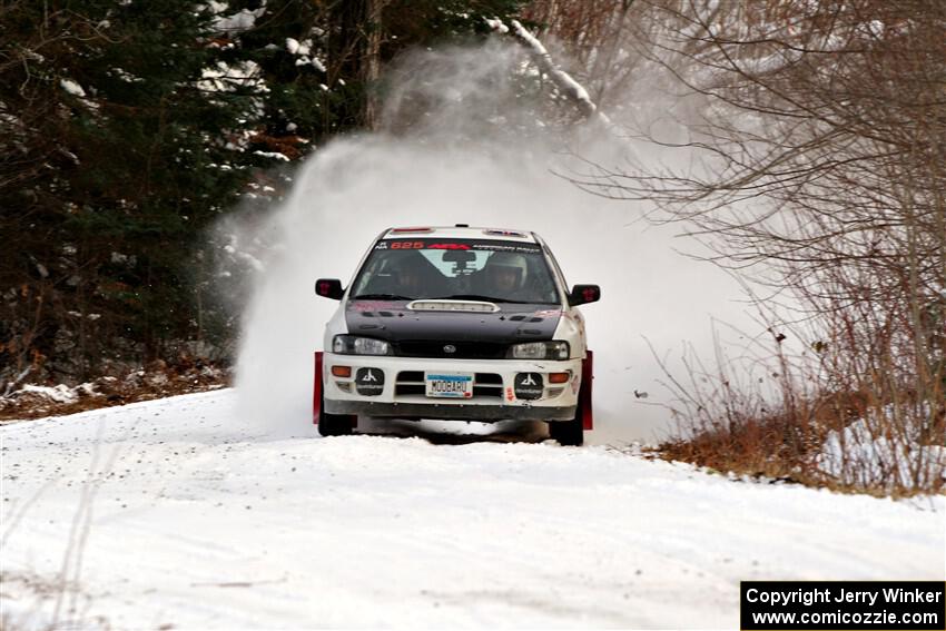 Aidan Hicks / John Hicks Subaru Impreza Wagon on SS2, Nemadji Trail West I.