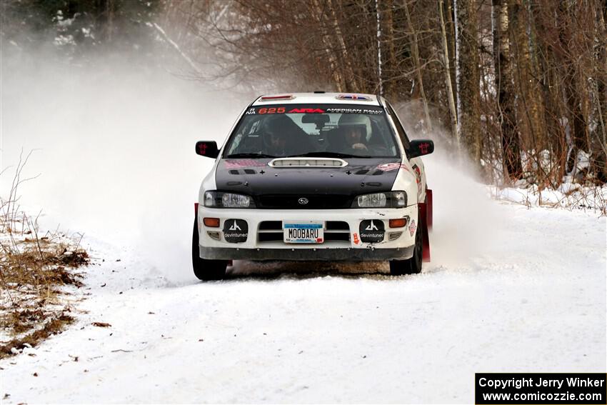Aidan Hicks / John Hicks Subaru Impreza Wagon on SS2, Nemadji Trail West I.
