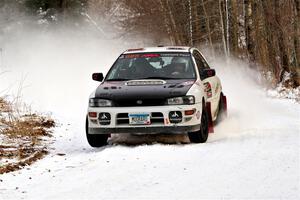 Aidan Hicks / John Hicks Subaru Impreza Wagon on SS2, Nemadji Trail West I.