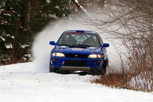 Connor Himes / Elliot Prusi Subaru Impreza on SS2, Nemadji Trail West I.