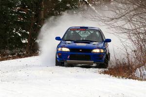 Connor Himes / Elliot Prusi Subaru Impreza on SS2, Nemadji Trail West I.