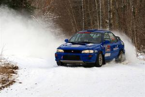 Connor Himes / Elliot Prusi Subaru Impreza on SS2, Nemadji Trail West I.