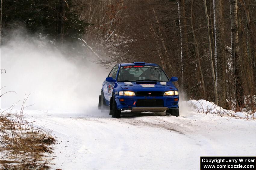 Connor Himes / Elliot Prusi Subaru Impreza on SS2, Nemadji Trail West I.