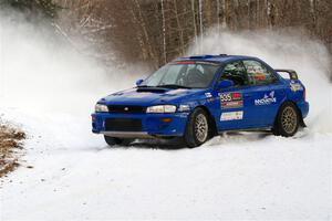 Connor Himes / Elliot Prusi Subaru Impreza on SS2, Nemadji Trail West I.