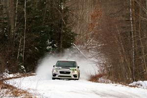 Jamey Randall / Andrew Rausch Subaru WRX on SS2, Nemadji Trail West I.