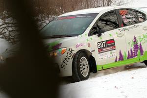 Jamey Randall / Andrew Rausch Subaru WRX on SS2, Nemadji Trail West I.