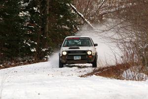 Josh Nykanen / Charlotte Himes VW GTI on SS2, Nemadji Trail West I.