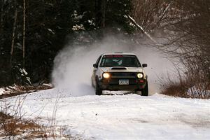 Josh Nykanen / Charlotte Himes VW GTI on SS2, Nemadji Trail West I.