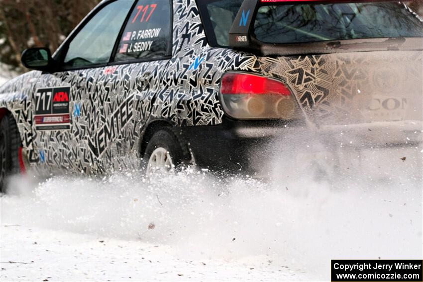 Peter Farrow / Jackson Sedivy Subaru WRX on SS2, Nemadji Trail West I.