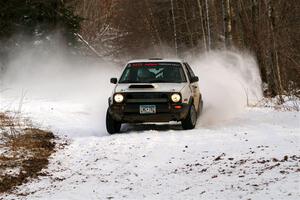 Josh Nykanen / Charlotte Himes VW GTI on SS2, Nemadji Trail West I.