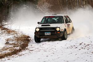 Josh Nykanen / Charlotte Himes VW GTI on SS2, Nemadji Trail West I.