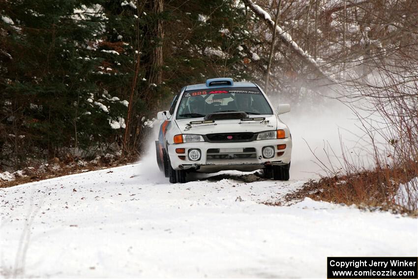 Tyler Matalas / Jake Robinson Subaru Impreza LX on SS2, Nemadji Trail West I.