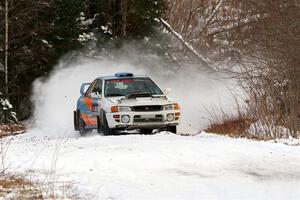 Tyler Matalas / Jake Robinson Subaru Impreza LX on SS2, Nemadji Trail West I.