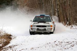 Tyler Matalas / Jake Robinson Subaru Impreza LX on SS2, Nemadji Trail West I.