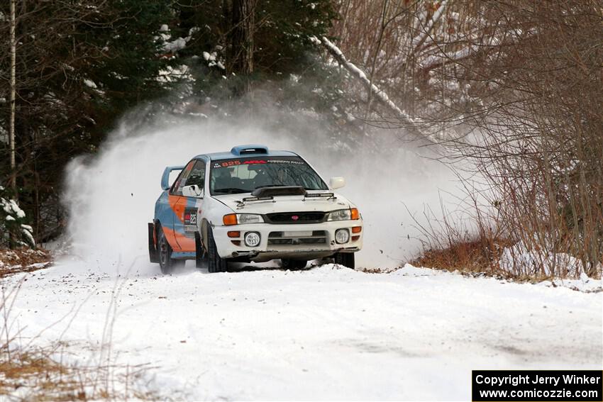 Tyler Matalas / Jake Robinson Subaru Impreza LX on SS2, Nemadji Trail West I.