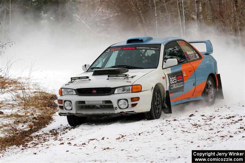 Tyler Matalas / Jake Robinson Subaru Impreza LX on SS2, Nemadji Trail West I.