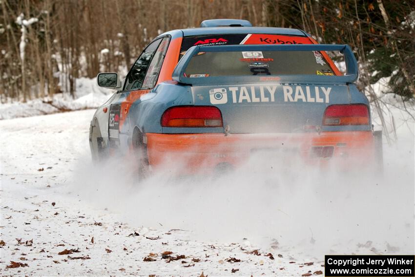 Tyler Matalas / Jake Robinson Subaru Impreza LX on SS2, Nemadji Trail West I.