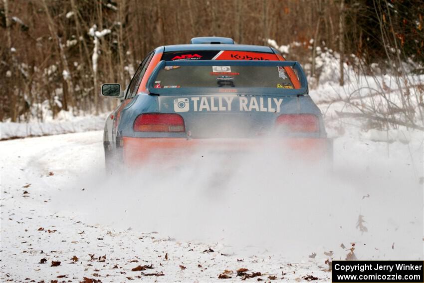 Tyler Matalas / Jake Robinson Subaru Impreza LX on SS2, Nemadji Trail West I.