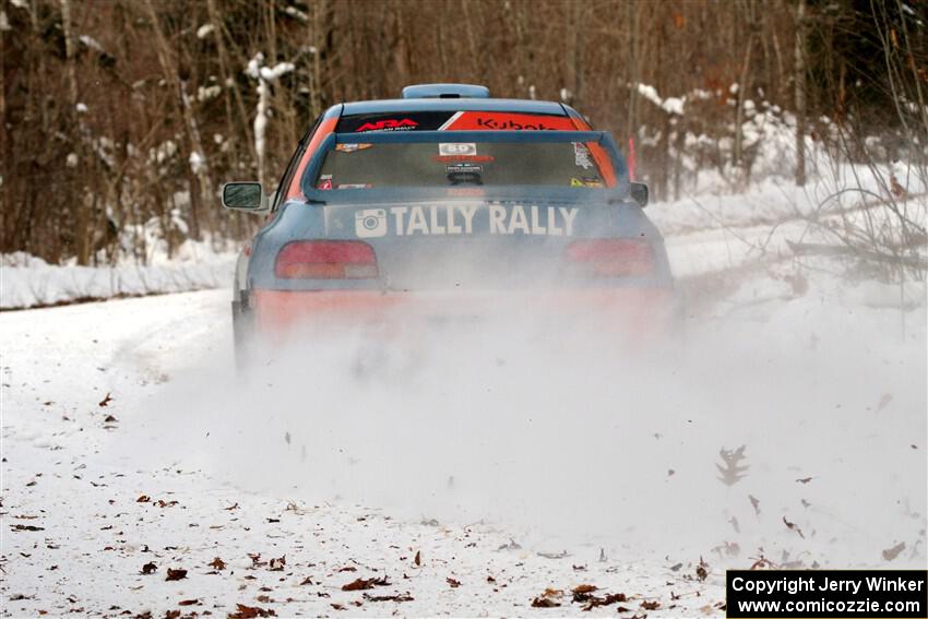 Tyler Matalas / Jake Robinson Subaru Impreza LX on SS2, Nemadji Trail West I.
