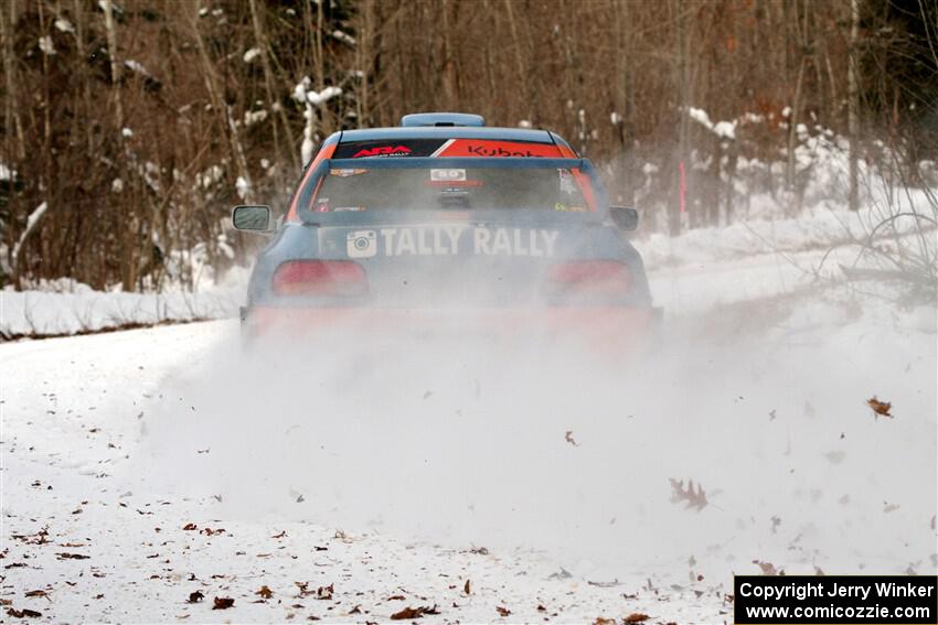 Tyler Matalas / Jake Robinson Subaru Impreza LX on SS2, Nemadji Trail West I.