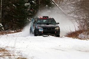 Matt James / Jackie James Subaru Impreza on SS2, Nemadji Trail West I.