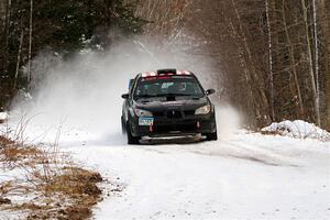 Matt James / Jackie James Subaru Impreza on SS2, Nemadji Trail West I.