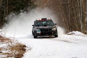 Matt James / Jackie James Subaru Impreza on SS2, Nemadji Trail West I.