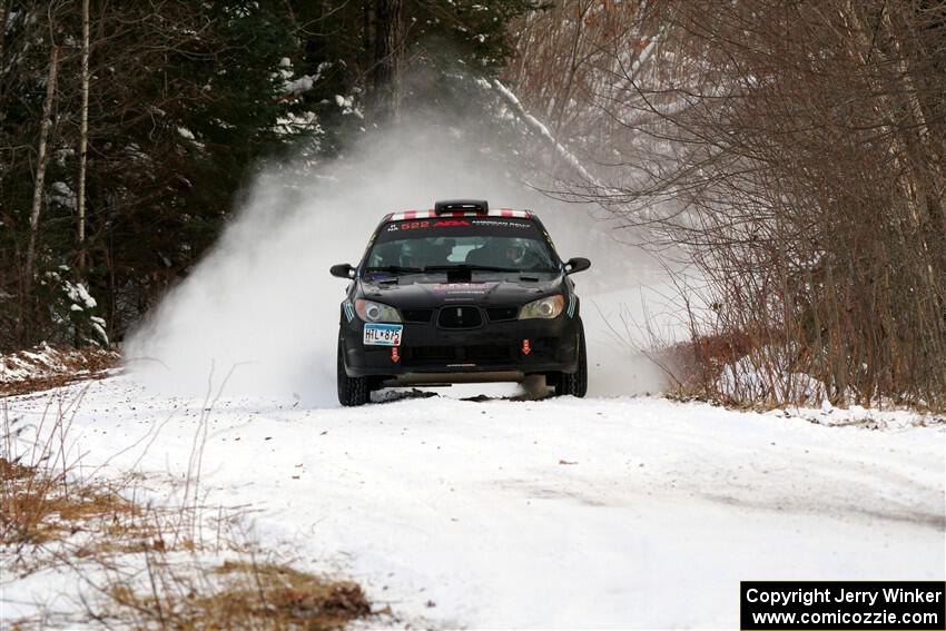 Matt James / Jackie James Subaru Impreza on SS2, Nemadji Trail West I.