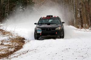 Matt James / Jackie James Subaru Impreza on SS2, Nemadji Trail West I.