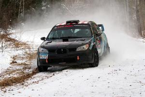 Matt James / Jackie James Subaru Impreza on SS2, Nemadji Trail West I.