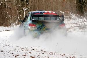 Matt James / Jackie James Subaru Impreza on SS2, Nemadji Trail West I.