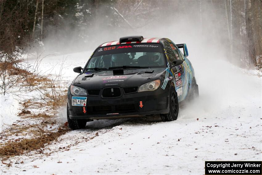 Matt James / Jackie James Subaru Impreza on SS2, Nemadji Trail West I.