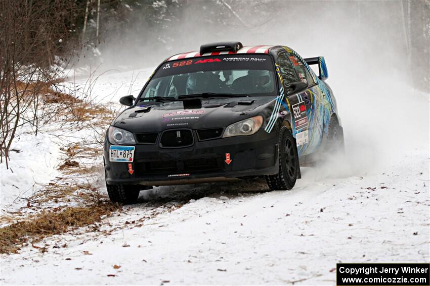 Matt James / Jackie James Subaru Impreza on SS2, Nemadji Trail West I.