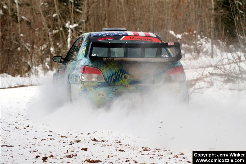 Matt James / Jackie James Subaru Impreza on SS2, Nemadji Trail West I.