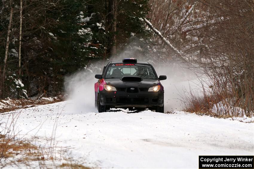 Colin Gleason / Marc Gutenberger Subaru Impreza 2.5RS on SS2, Nemadji Trail West I.