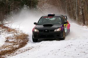 Colin Gleason / Marc Gutenberger Subaru Impreza 2.5RS on SS2, Nemadji Trail West I.
