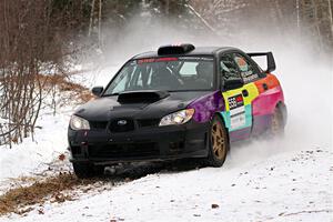 Colin Gleason / Marc Gutenberger Subaru Impreza 2.5RS on SS2, Nemadji Trail West I.