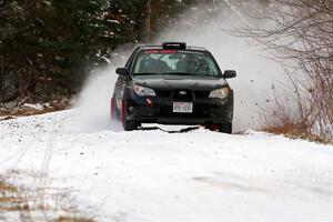Jonah Becken / Peyton Reece Subaru Impreza 2.5i on SS2, Nemadji Trail West I.
