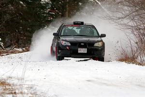 Jonah Becken / Peyton Reece Subaru Impreza 2.5i on SS2, Nemadji Trail West I.