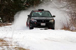 Jonah Becken / Peyton Reece Subaru Impreza 2.5i on SS2, Nemadji Trail West I.