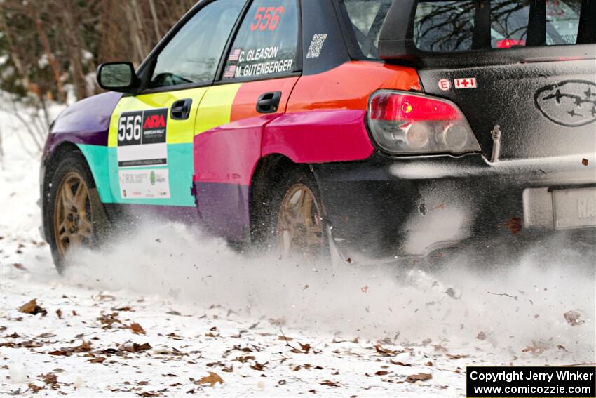 Colin Gleason / Marc Gutenberger Subaru Impreza 2.5RS on SS2, Nemadji Trail West I.